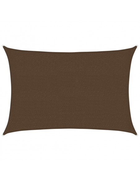 Vela Parasole 160 g/m² Marrone 2,5x4 m in HDPE