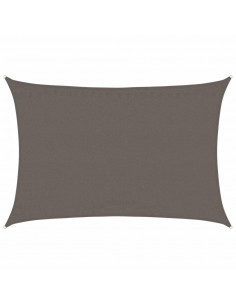 Vela Parasole 160 g/m² Antracite 3,5x5 m in HDPE 2