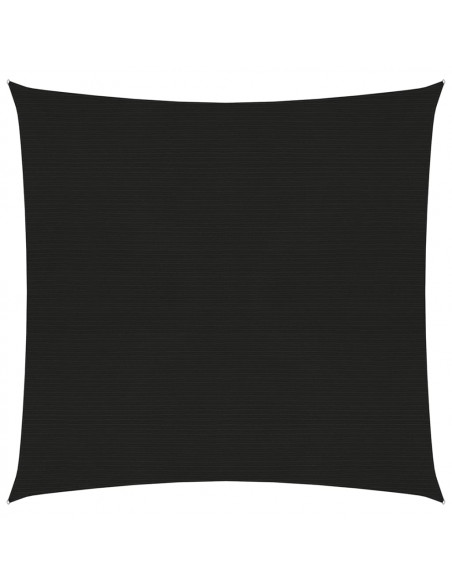 Vela Parasole 160 g/m² Nera 3x3 m in HDPE