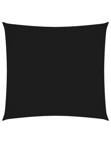 Vela Parasole in Tela Oxford Quadrata 3,6x3,6 m Nera
