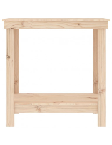 Banco da Lavoro 80x50x80 cm in Legno Massello di Pino
