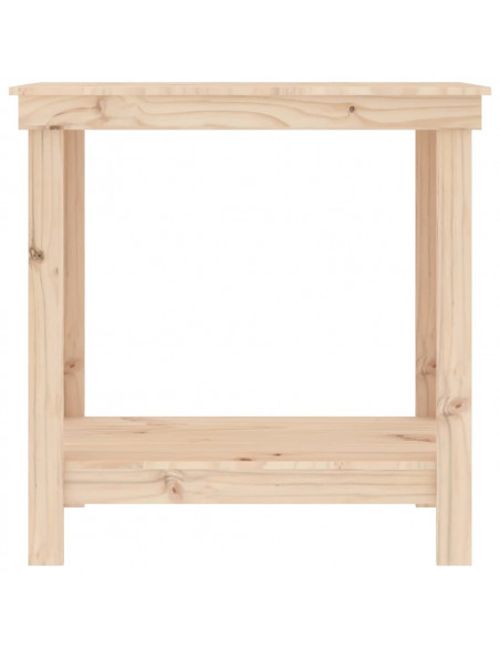 Banco da Lavoro 80x50x80 cm in Legno Massello di Pino