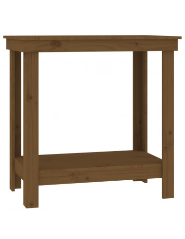 Banco da Lavoro Miele 80x50x80 cm in Legno Massello di Pino