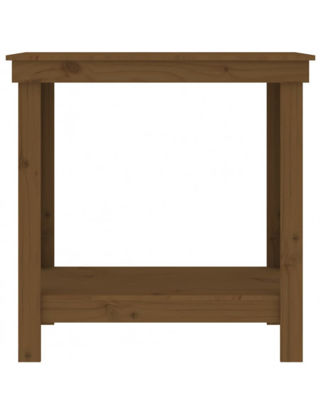 Banco da Lavoro Miele 80x50x80 cm in Legno Massello di Pino
