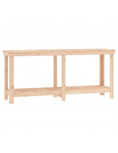 Banco da Lavoro 180x50x80 cm in Legno Massello di Pino 2