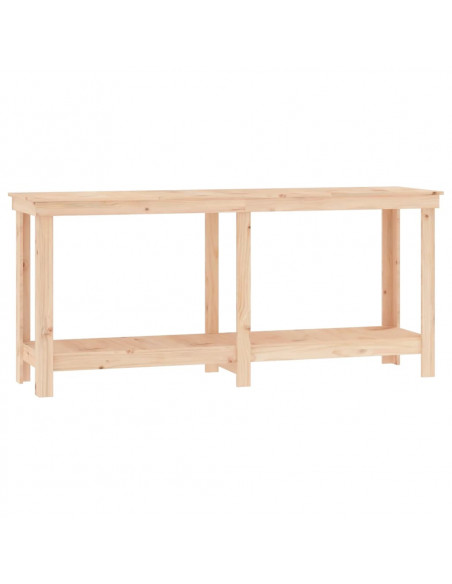 Banco da Lavoro 180x50x80 cm in Legno Massello di Pino