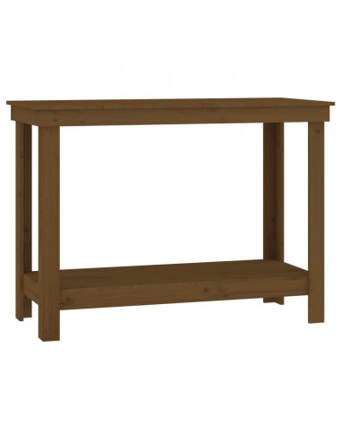 Banco da Lavoro Miele 110x50x80 cm in Legno Massello di Pino