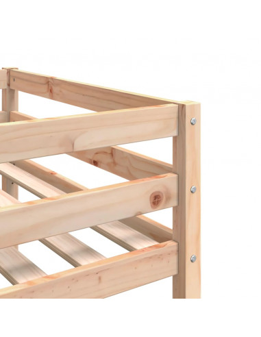 Giroletto per Bambini 75x190 cm in Legno Massello di Pino