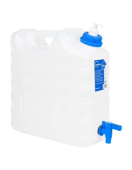 Contenitore Acqua Rubinetto e Dispenser Sapone 17 L in Plastica