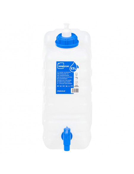 Contenitore Acqua Rubinetto e Dispenser Sapone 17 L in Plastica