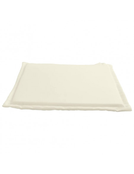 Imbottitura per Seduta Giardino 6pz Crema 45x45x2 cm Quadrata