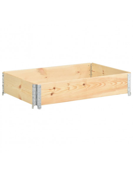 Fioriera Rialzata 50x100 cm in Legno Massello di Pino