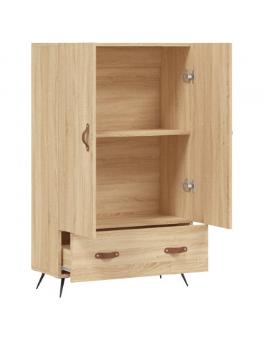 Credenza Rovere Sonoma 69,5x31x115 cm in Legno Multistrato