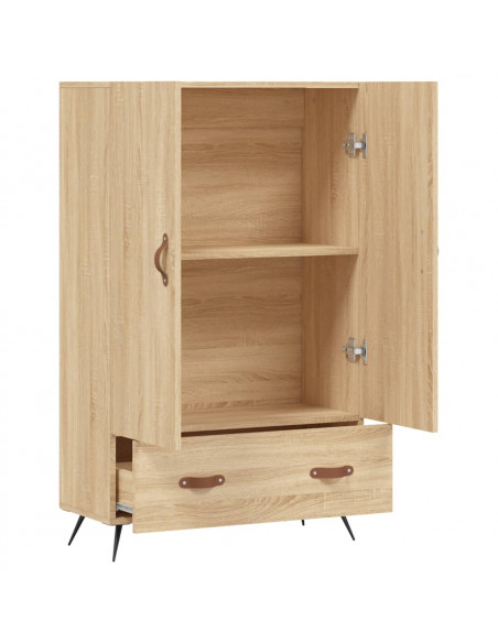 Credenza Rovere Sonoma 69,5x31x115 cm in Legno Multistrato