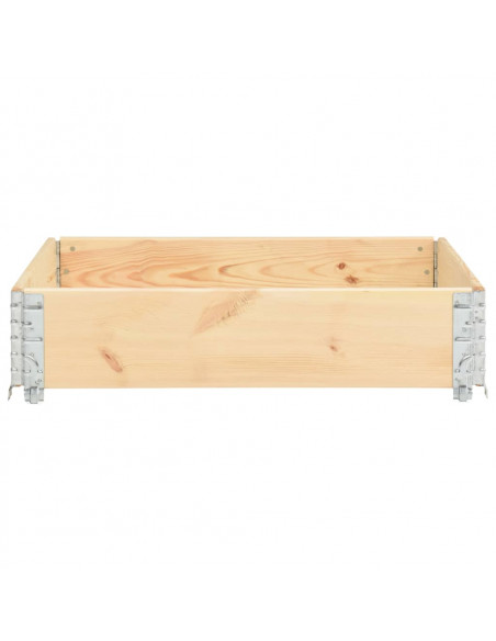 Fioriera Rialzata 100x100 cm in Legno Massello di Pino