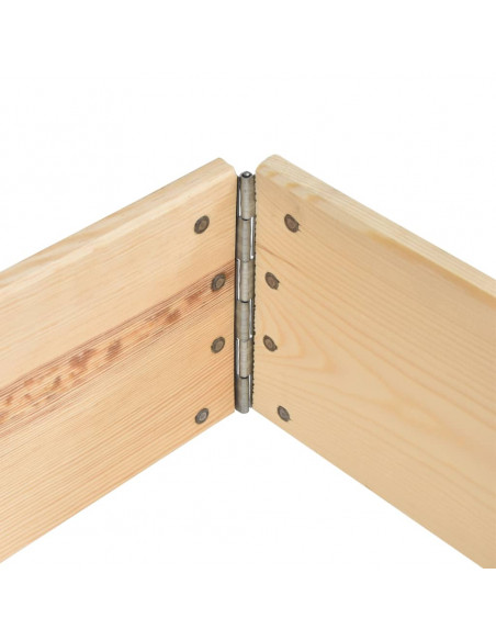 Fioriera Rialzata 100x100 cm in Legno Massello di Pino