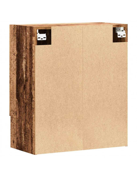 Armadietto a Muro Legno Antico 60x31x70 cm in Truciolato