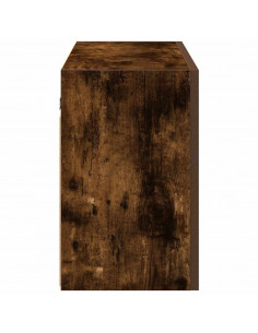 Armadietto Bagno Rovere Fumo 100x25x40 cm in Truciolato