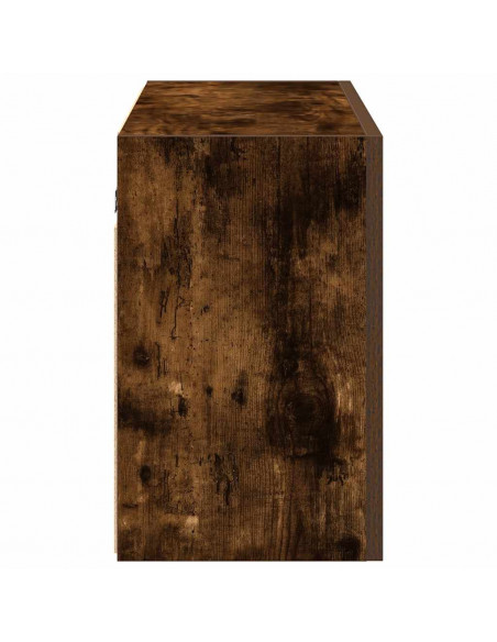Armadietto Bagno Rovere Fumo 100x25x40 cm in Truciolato