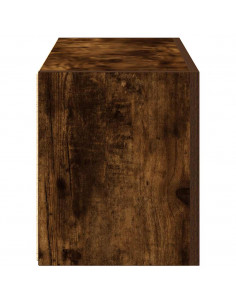 Armadietto Bagno Rovere Fumo 60x25x30 cm in Legno Multistrato