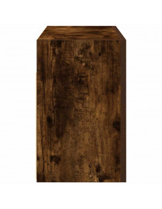 Armadietto Bagno Rovere Fumo 60x25x40 cm in Legno Multistrato