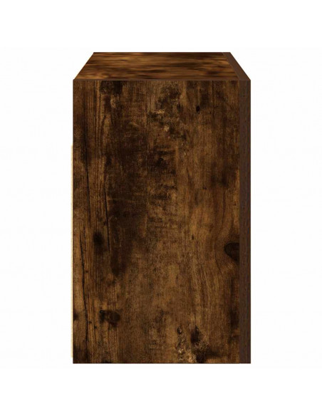Armadietto Bagno Rovere Fumo 60x25x40 cm in Legno Multistrato