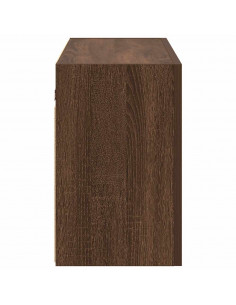 Armadietto Bagno Rovere Marrone 100x25x40 cm in Truciolato