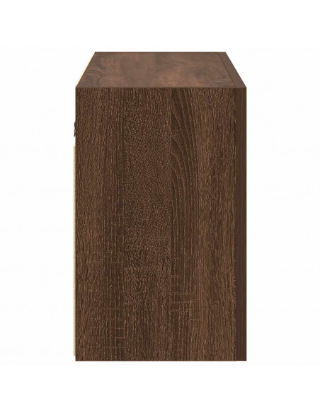 Armadietto Bagno Rovere Marrone 100x25x40 cm in Truciolato