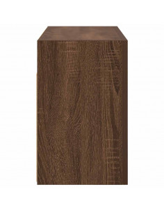 Armadietto Bagno Rovere Marrone 60x25x40cm in Legno Multistrato