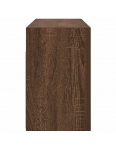 Armadietto Bagno Rovere Marrone 80x25x40 cm in Truciolato