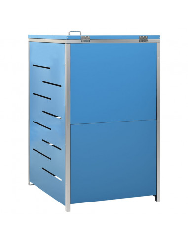 Copribidone per Spazzatura Singolo 69x77,5x112,5cm Acciaio Inox