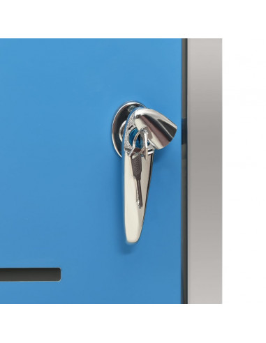 Copribidone per Spazzatura Singolo 69x77,5x112,5cm Acciaio Inox