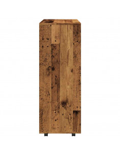 Armadio Legno Antico 80x40x110 cm in Legno Multistrato