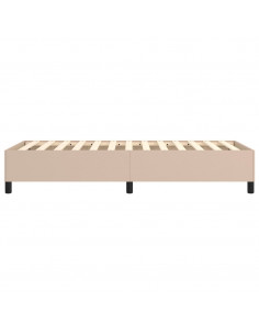 Giroletto a Molle Cappuccino 100x200 cm in Similpelle