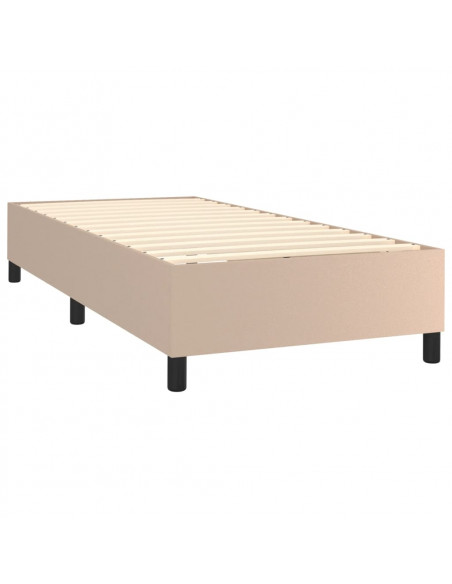 Giroletto a Molle Cappuccino 100x200 cm in Similpelle