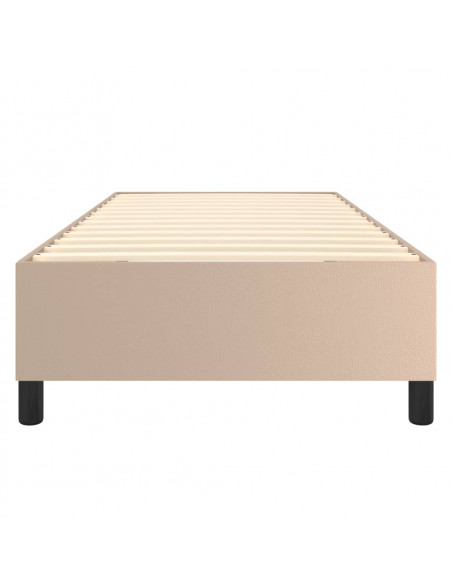 Giroletto a Molle Cappuccino 100x200 cm in Similpelle