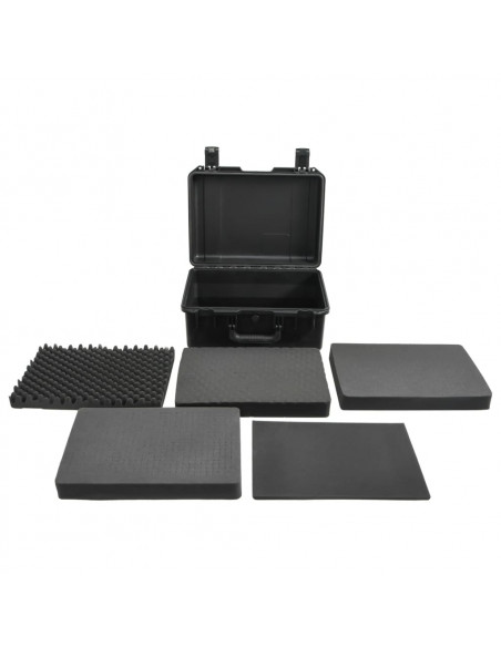 Valigetta da Volo Portatile Nera 49x38x23 cm in PP
