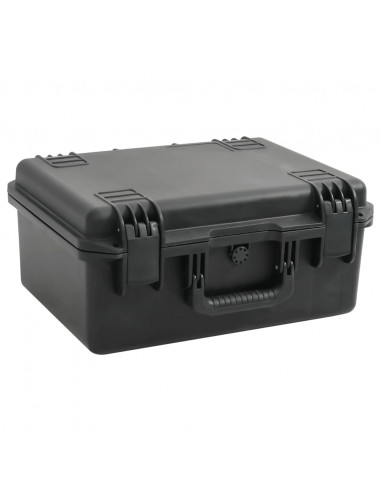 Valigetta da Volo Portatile Nera 49x38x23 cm in PP