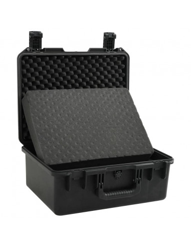 Valigetta da Volo Portatile Nera 49x38x23 cm in PP