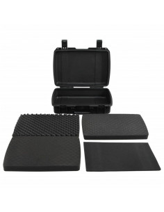 Valigetta da Volo Portatile Nera 50,5x37x14,5 cm in PP