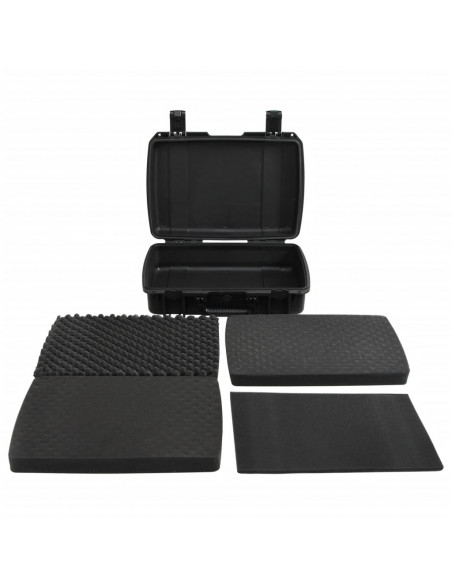 Valigetta da Volo Portatile Nera 50,5x37x14,5 cm in PP