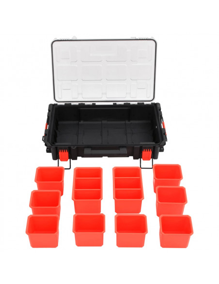 Valigetta da Volo Portatile Nera 55,5x34,5x13,5 cm in PP