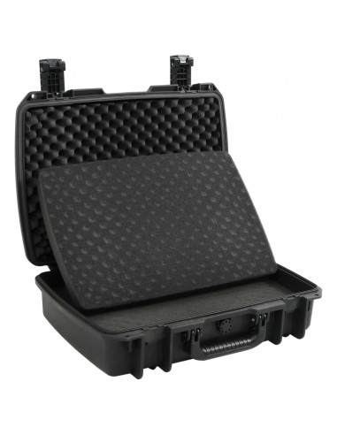 Valigetta da Volo Portatile Nera 50,5x37x14,5 cm in PP