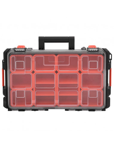 Valigetta da Volo Portatile Nera 55,5x34,5x13,5 cm in PP