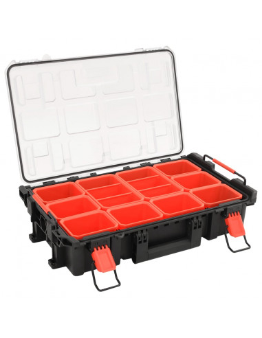 Valigetta da Volo Portatile Nera 55,5x34,5x13,5 cm in PP