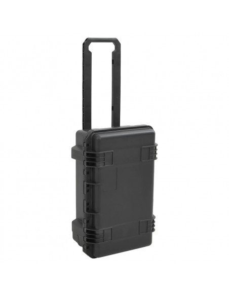 Valigetta da Volo Portatile Nera 55x35x22,5 cm in PP