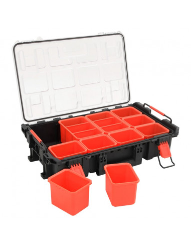 Valigetta da Volo Portatile Nera 55,5x34,5x13,5 cm in PP