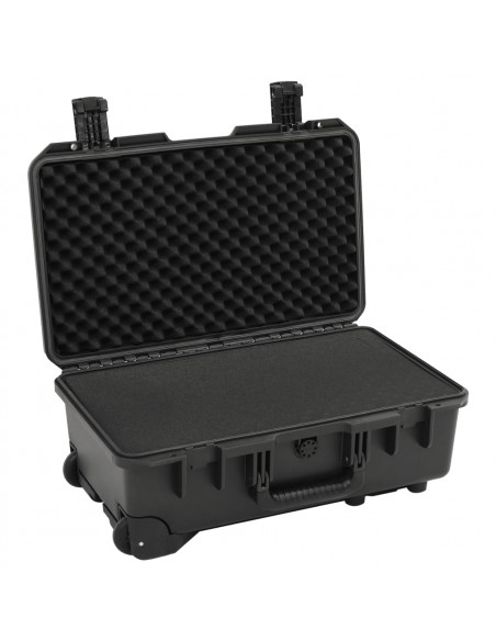 Valigetta da Volo Portatile Nera 55x35x22,5 cm in PP