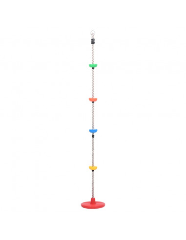 Fune da Arrampicata Oscillante con Piattaforme e Disco 200 cm
