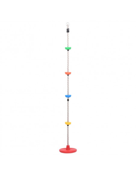 Fune da Arrampicata Oscillante con Piattaforme e Disco 200 cm